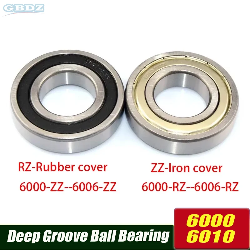 

1pcs Deep Groove Ball Bearings 6000 6001 6002 6003 6004 6005 6006 6007 6008 6010 Zz Rs