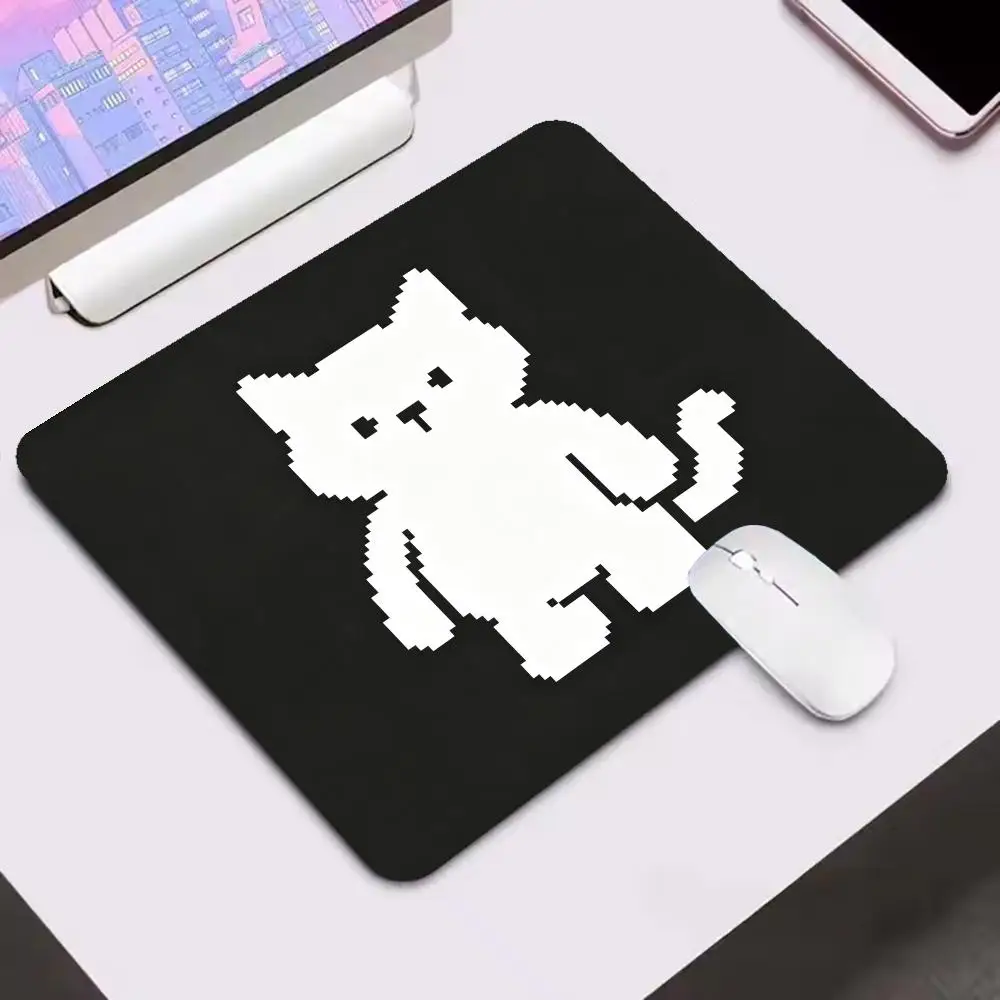 Cute Retro Pixel Animal Large Size Playmat Mouse Pads For Laptop Office Desktop Keyboard Accessories Bedroom Learning