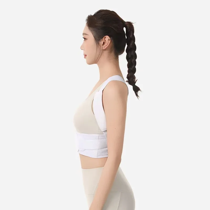 Hunchback Orthotic Device Posture Corrector Skin-Friendly Ventilate Shoulder Opening Straight Shoulder Inner Wear Adult Suspende - view 4