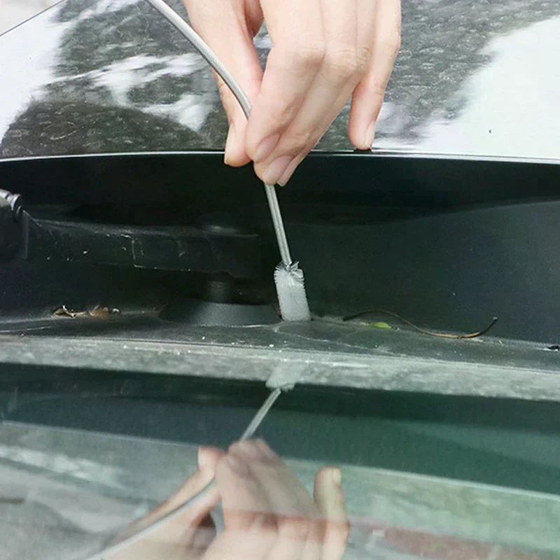 Car Styling Sunroof Door windshield Cleaning brush drain hole is blocked auto Sunroof Drain Pipe Clean Brush Cleaning tools