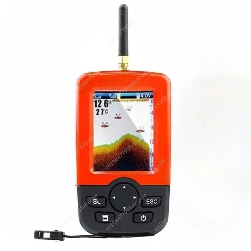 Wireless Rechargeable Sonar Fish Finder Color Screen Waterproof Portable Fishing Depth Detector