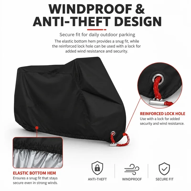 Bike Cover High Quality Bicycle Protector Multipurpose Rain Snow Dust Waterproof New All Weather Protective Covers