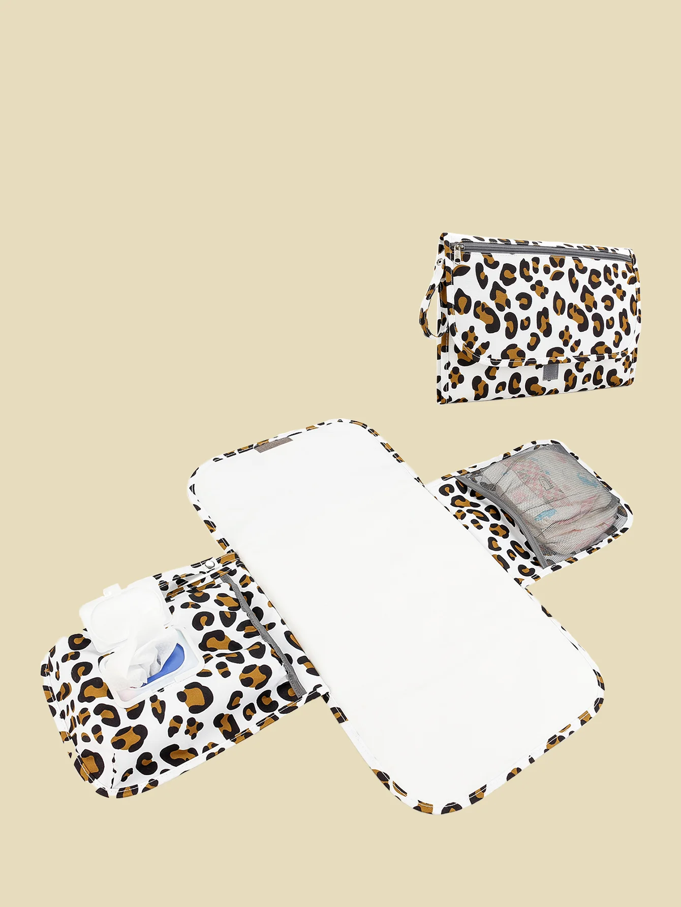 Foldable Baby Diaper Changing Pad Waterproof Newborn Diaper Pad Portable Toddler Changing Table Durable Baby Diaper Bag