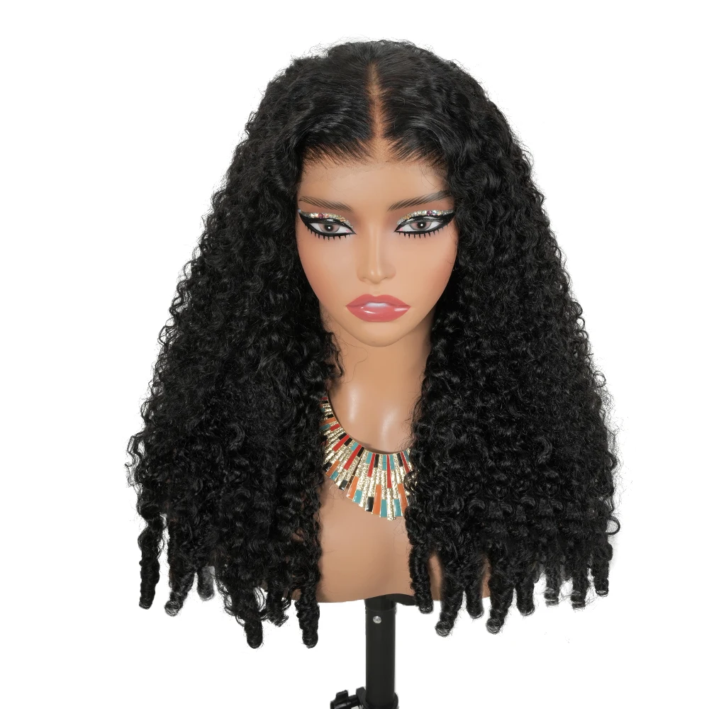 13x6 Lace Frontal Wig 200% Density Burmese Curly Wig Human Hair 13x4 HD Transparent Pre Plucked Burmese Virgin Human Hair Wigs view 2