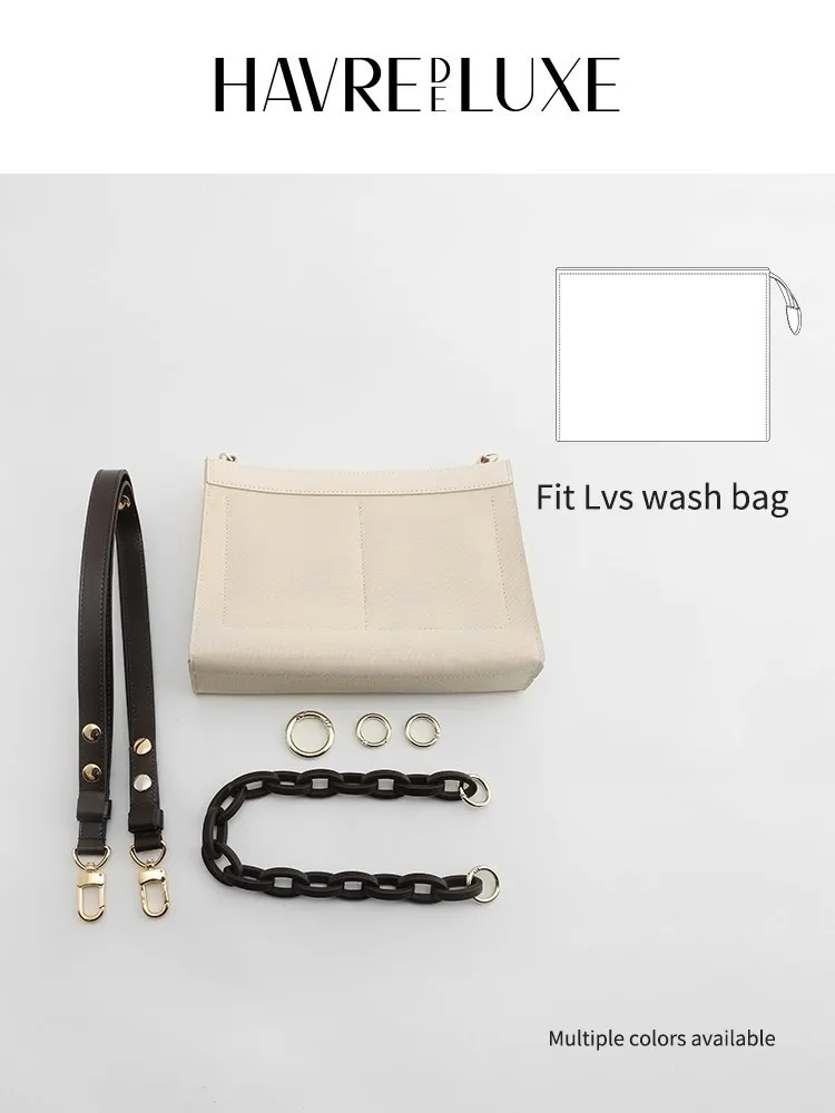 Presbyopic No. 26 Wash Bag Modified Shoulder Strap Package Bag Leather Belt Crossbody Bag With Liner Accessories Single Purchase