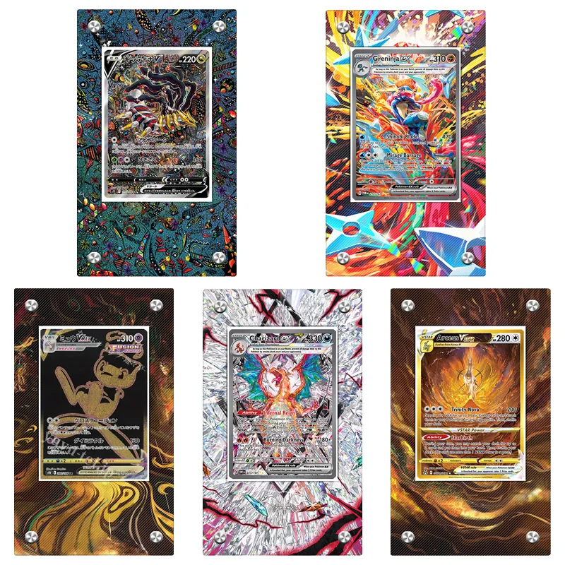 display-de-arte-para-cartao-pokemon-charizard-pikaqius-acrilico-caso-de-exibicao-ornamentos-de-mesa-anime-jogo-colecao-cartao-expositor