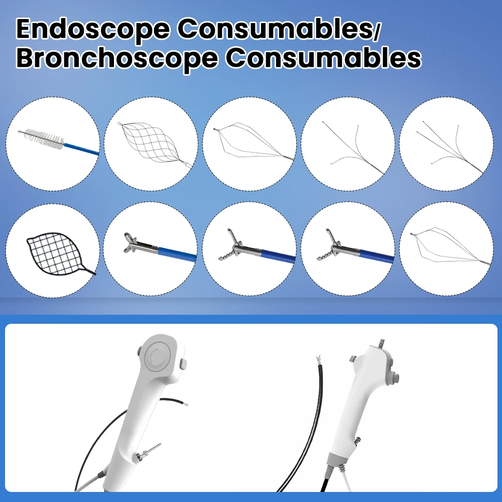 Sinohero ≥2.6mm Veterinary Endoscope Accessories Foreign Body Biopsy Forceps Bronchial Forceps For Vet Multi-types Optional
