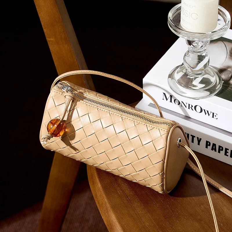 GIOIO Genuie leather Bag Handbag Soft Cowhdie Minimalism Women Baguette Elegant French Style Lady Fashion Tote Bag Luxury Bag 