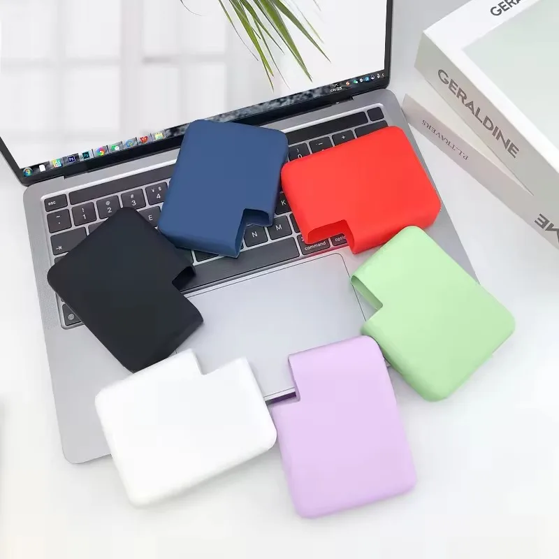 For MacBook Pro/Air Charger Soft Silicone Power Adapte Case For MacBook 140 96 87 85 70 67 61 60 45 35 30 29W Case 2025