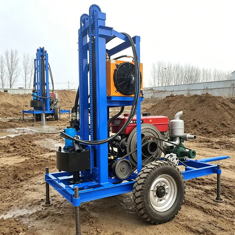 

Customized water well drill rig and advanced drilling machine hydraulic control reduces labor 150m depth suits arid zones