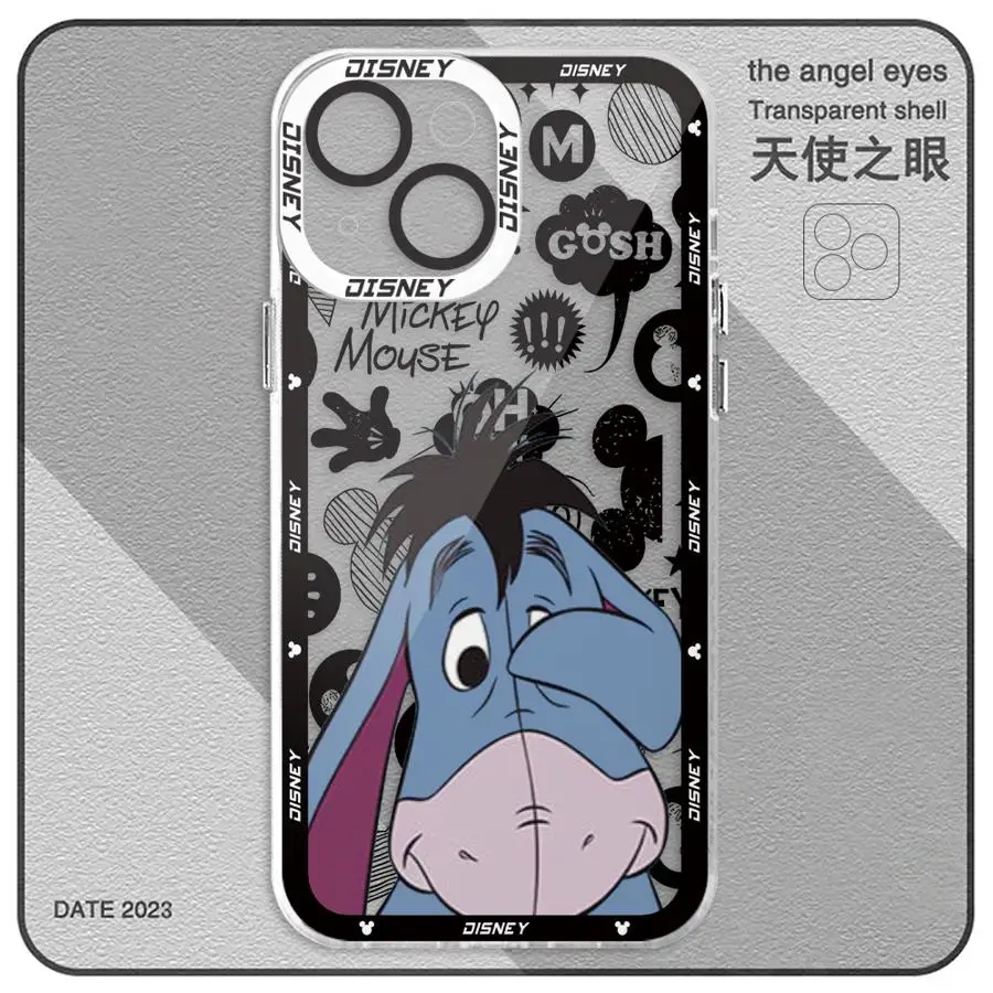 Disney Mickey Stitch Minnie Cover Phone Case for Motolora Moto G22 G32 G52 G71 G72 G73 Edge 40 Clear Soft TPU