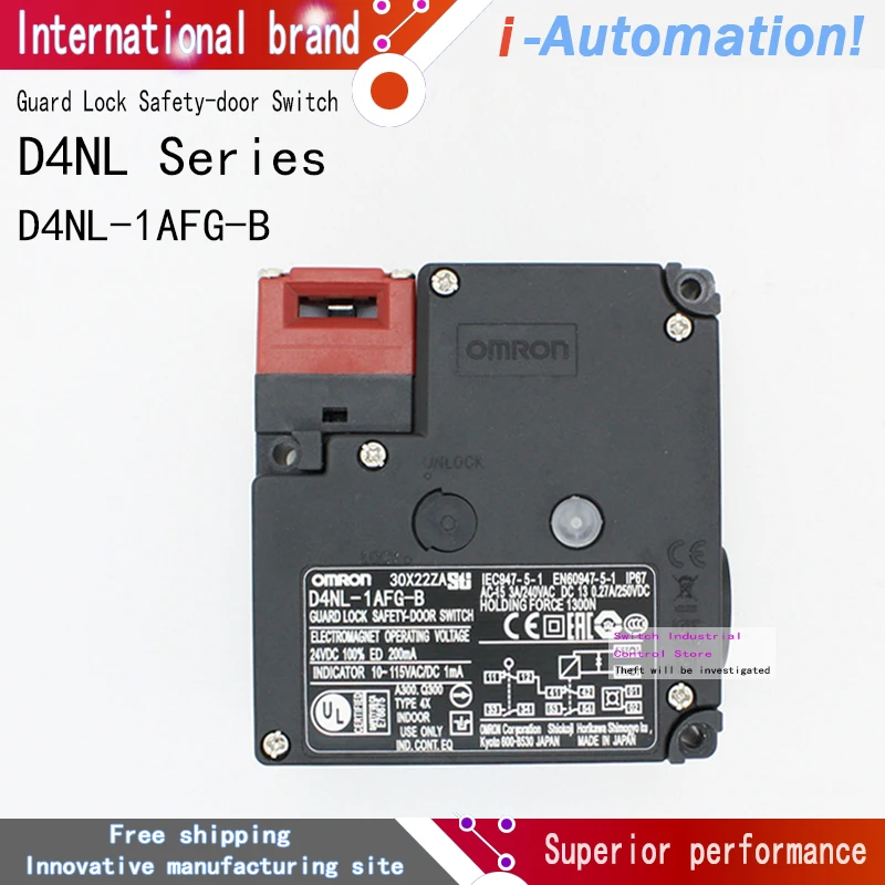 

Guard Lock Safety-door Switch D4NL Solenoid lock Mechanical release D4NL-1AFG-B 2AFG 4AFG 1BF 1CFGG 2BFG 2BFG 4BFG 2CFG 4CFG