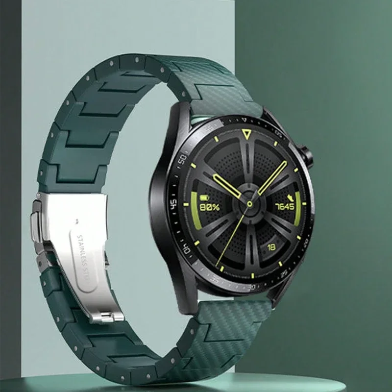 20 mm 22 mm Uhrenarmband für Samsung Galaxy 4 6 Classic 5 Pro/Active 2/7/FE 40/44 mm Acrylarmband Huawei Uhr GT/2e/3/Pro Band