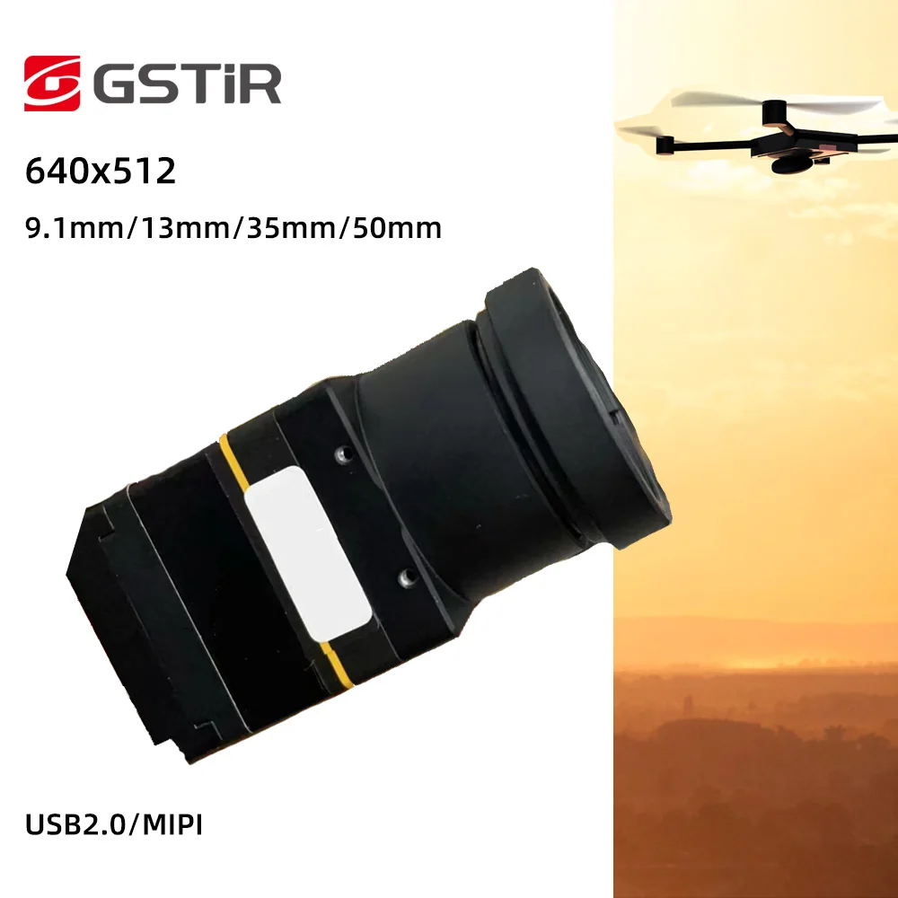 Guideir Twin612G2 Uncooled Thermal Modules With 9.1mm/13mm/35mm/50mm Lens Infrared Thermal Imaging Core For For FPV Drone
