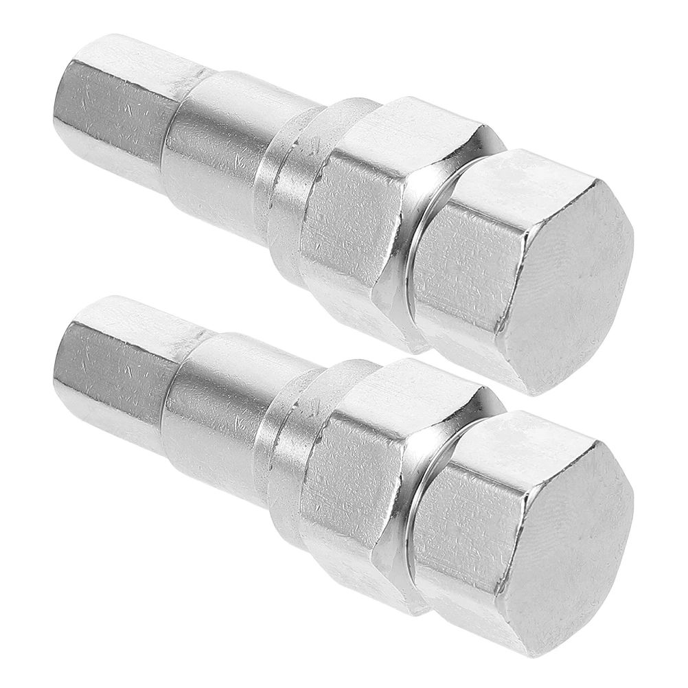 

2 Pcs Hexagon Nut Sleeve Car Lug Wrench Sockets Anti-theft Tool Machine Screw Repair Bolt Automotive Alloy Wheel