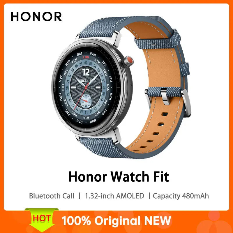 Часы Honor подходят для китайской версии Vitality Edition/Elegant Edition Bluetooth Call 1,32-дюймовый AMOLED емкостью 480 мАч
