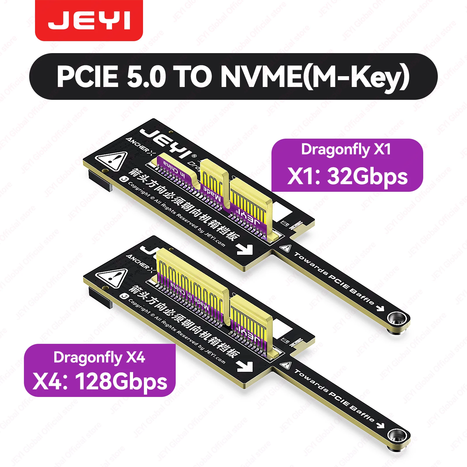 Interior Design Mockup - JEYI Mini Flat PCIe 5.0 ke