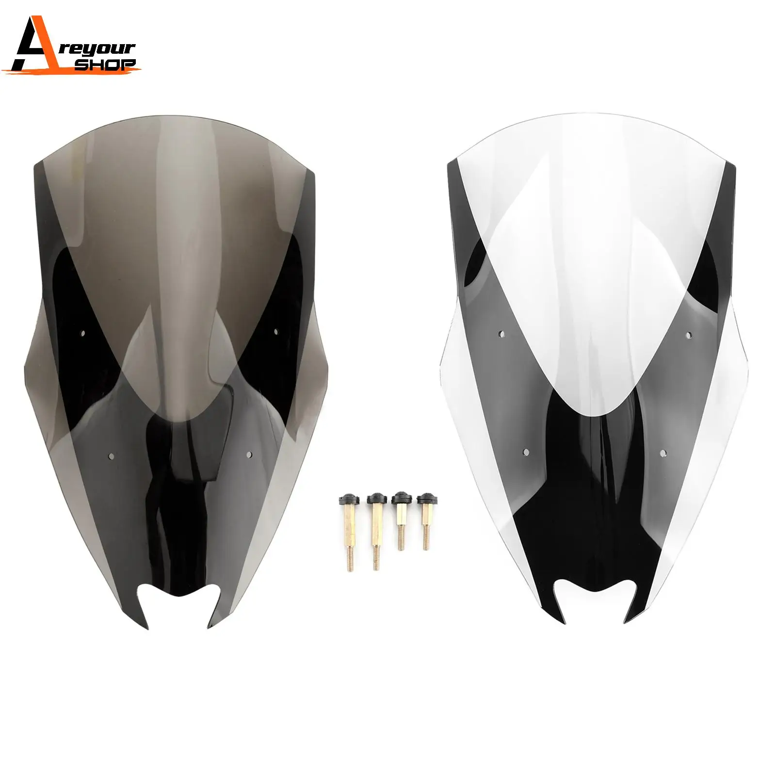 

Areyourshop For Yamaha 2016-2018 NMAX155 2017 Windshield WindScreen NMAX 155 ABS plastic Motorcycle Covers