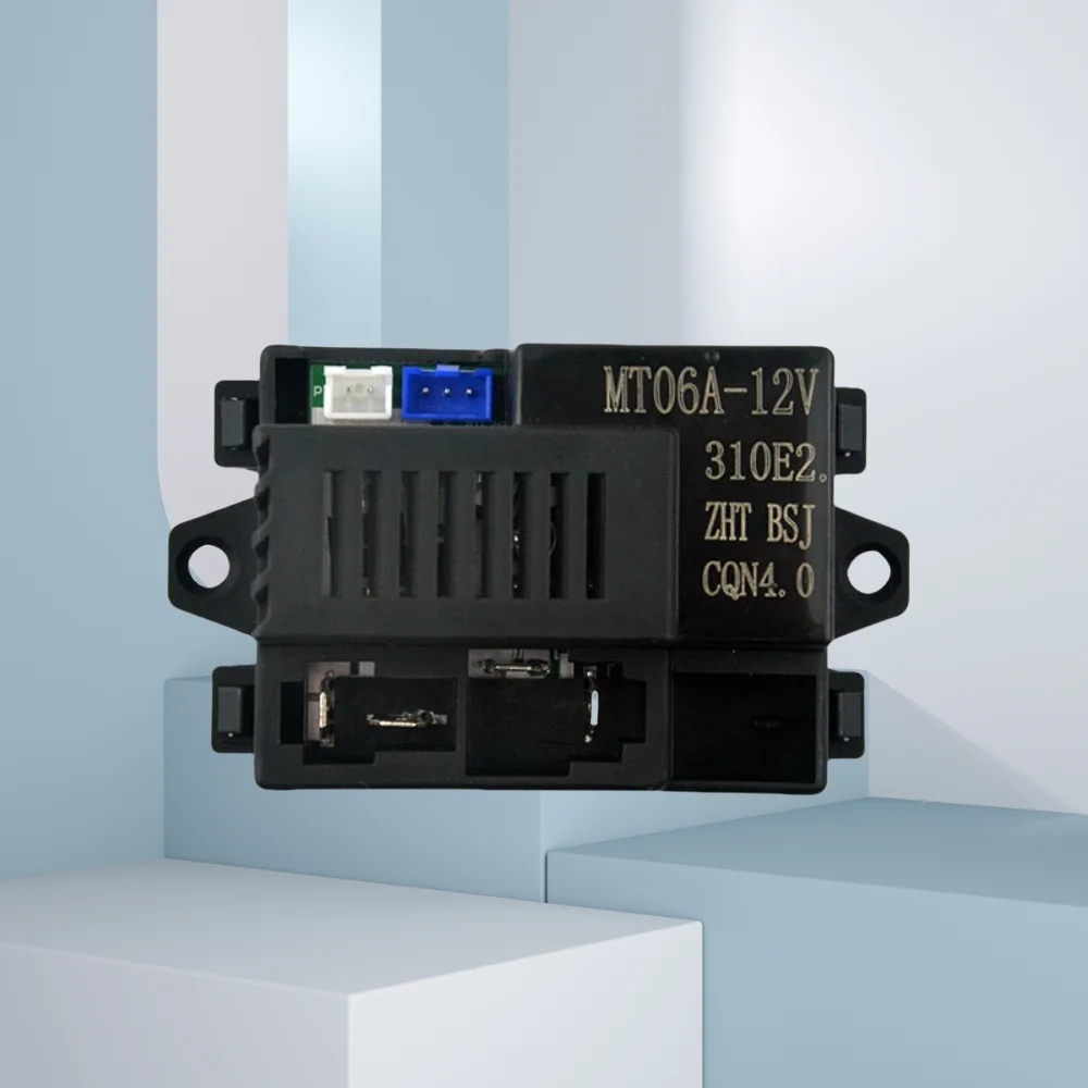 Placa de circuito de MT06A-12V, controlador de motocicleta eléctrica fácil de usar de plástico, accesorios para cochecito de bebé, controlador de juguete para coche eléctrico