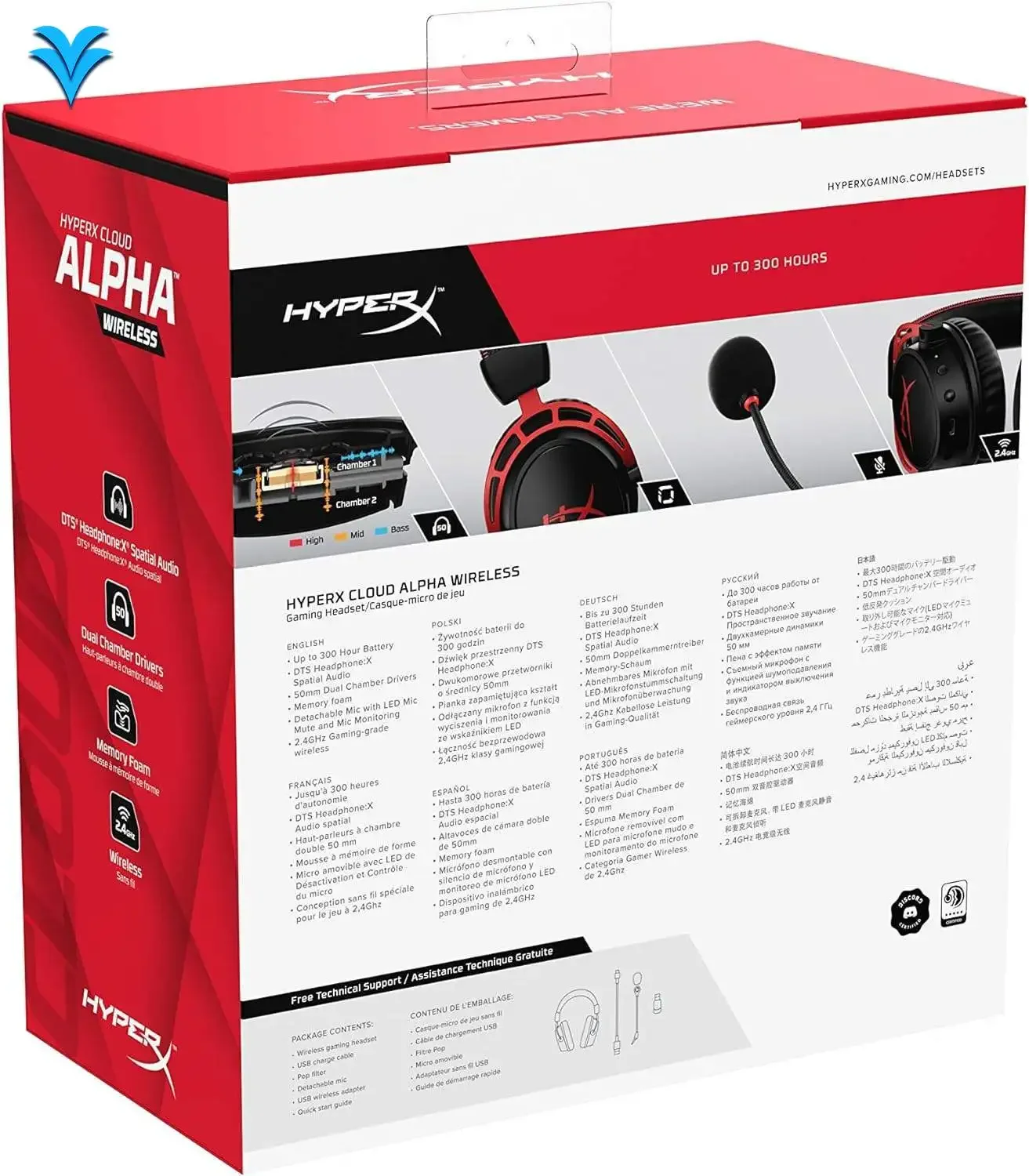 Hyper Alpha BT PC Computer Musik Ohrhörer Over-Ear Wireless Headsets Noise Cancelling Kopfhörer Gaming Kopfhörer mit Mikrofon