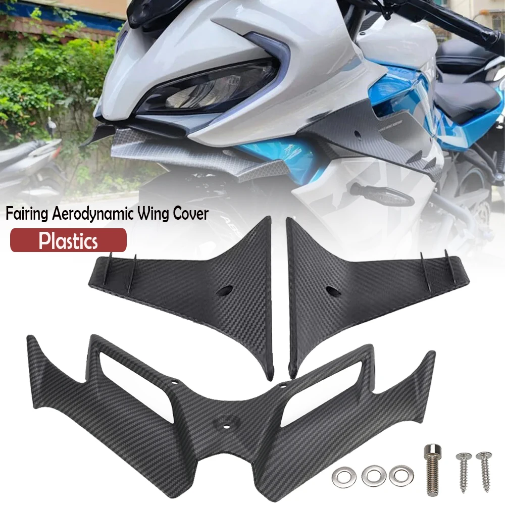 

For CFMOTO CF MOTO 250SR 300SR 250 300 SR 2024 2023 2022 2021 2020 2019 Front Fairing Aerodynamic Winglets Dynamic Wing Cover