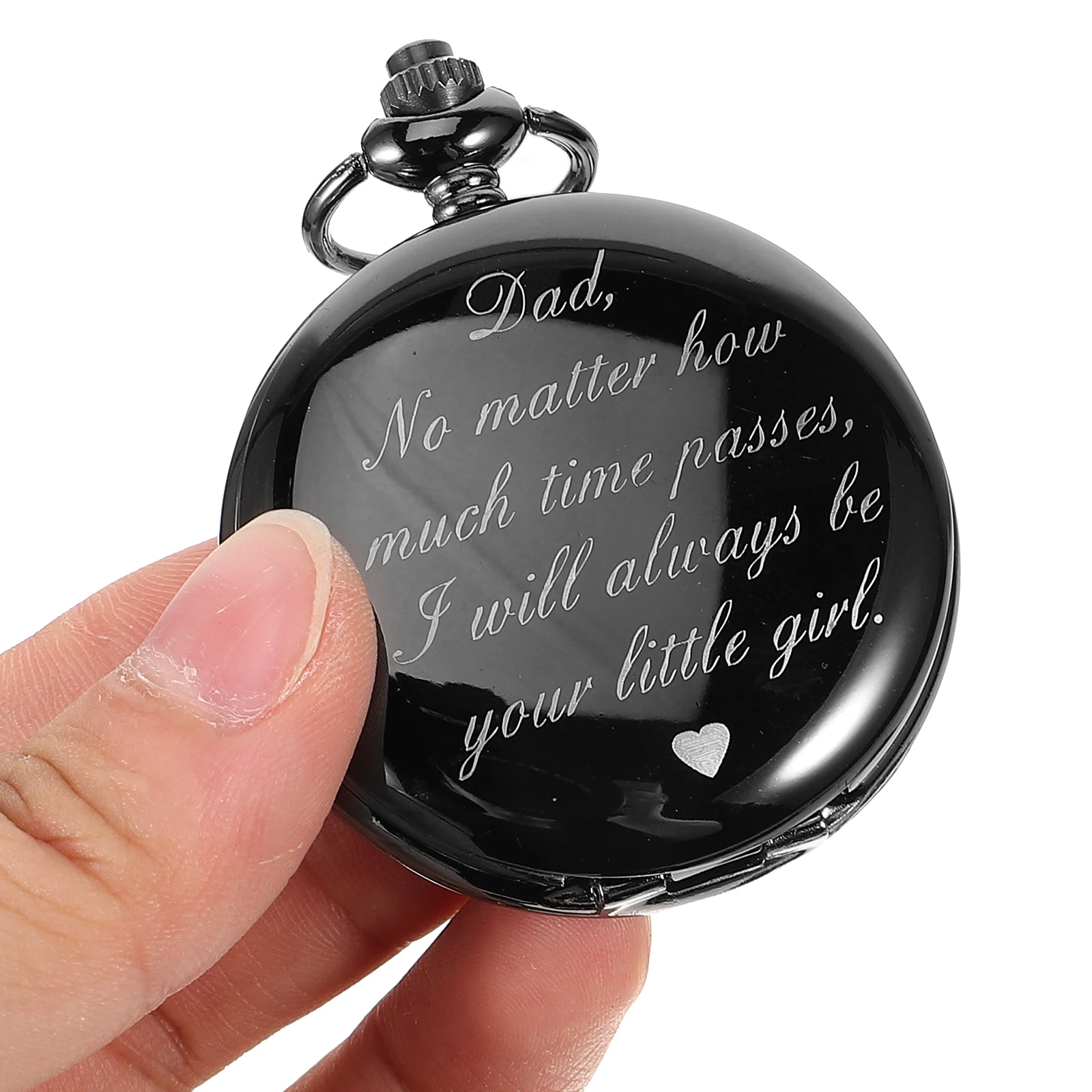 

Pocket Watch Gift Exquisite for Men Festival Vintage Watches Metal Mens Fine Texture