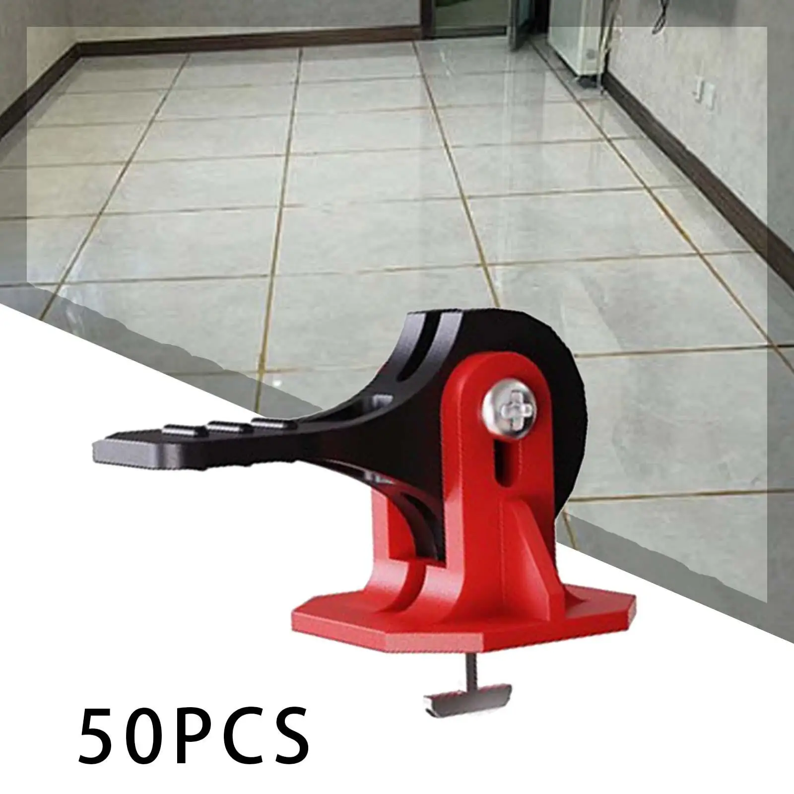 Imagem -02 - Azulejo Sistema Nivelamento Durável Espaçadores Tile Ferramenta de Elevação Faça Você Mesmo Quem Quer Instalar Parede e Ladrilhos 50 Pcs