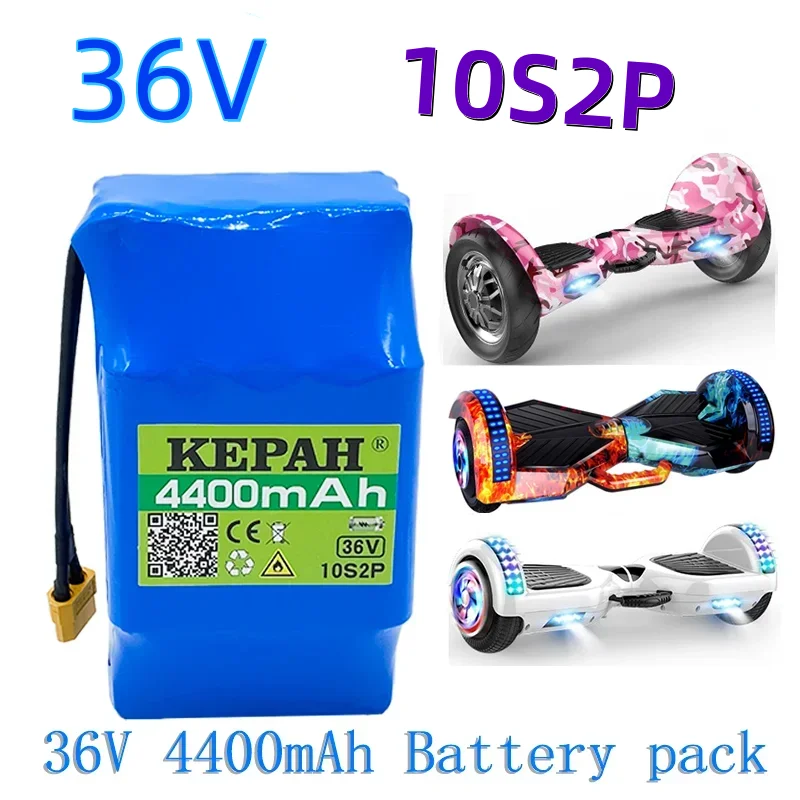 

Actual capacity10s2p36V9.8ah 450W 18650 Li ion battery pack for Cooter skateboard eBike electric bicycle 42V 37V 35e XT60 SM 2P