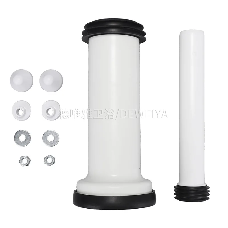 Universal Toilet Tank Sewage Pipe Hidden Concealed Water Tank Initialized Straight Pipe Bathroom Accessories Flush Pipe Set