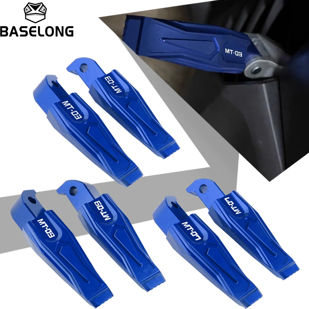 

TMAX 500 530 560 Motorcycle Rear Passenger Foot Peg Footrests For Yamaha MT03 MT07 MT09 MT-03 MT-07 MT-09 MT 07 2013-2025 2024