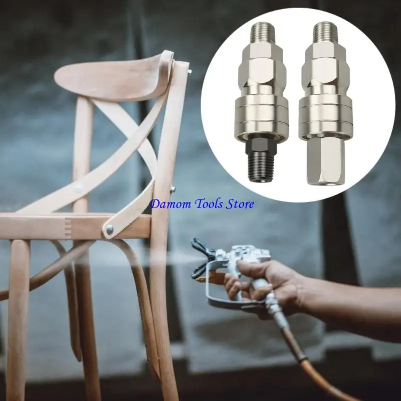 57BE 2Pcs Rotating Couplings For Airless Paint Sprayers Ensuring Secure Linkage