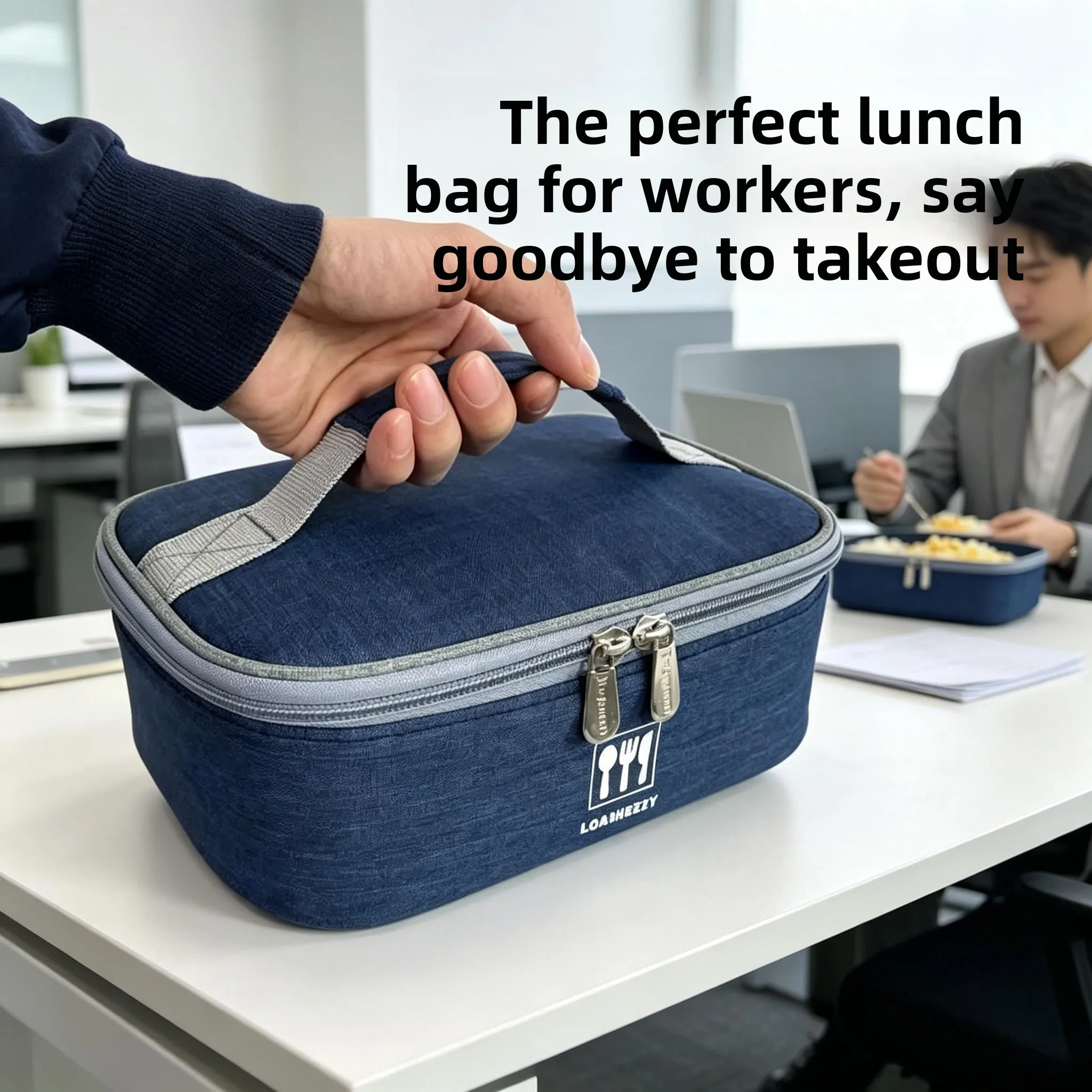 thickened-aluminum-foil-insulated-lunch-bag-flat-pack-lunch-box-bag-durable-simple-design-for-office-workers-oil-resistant-pu