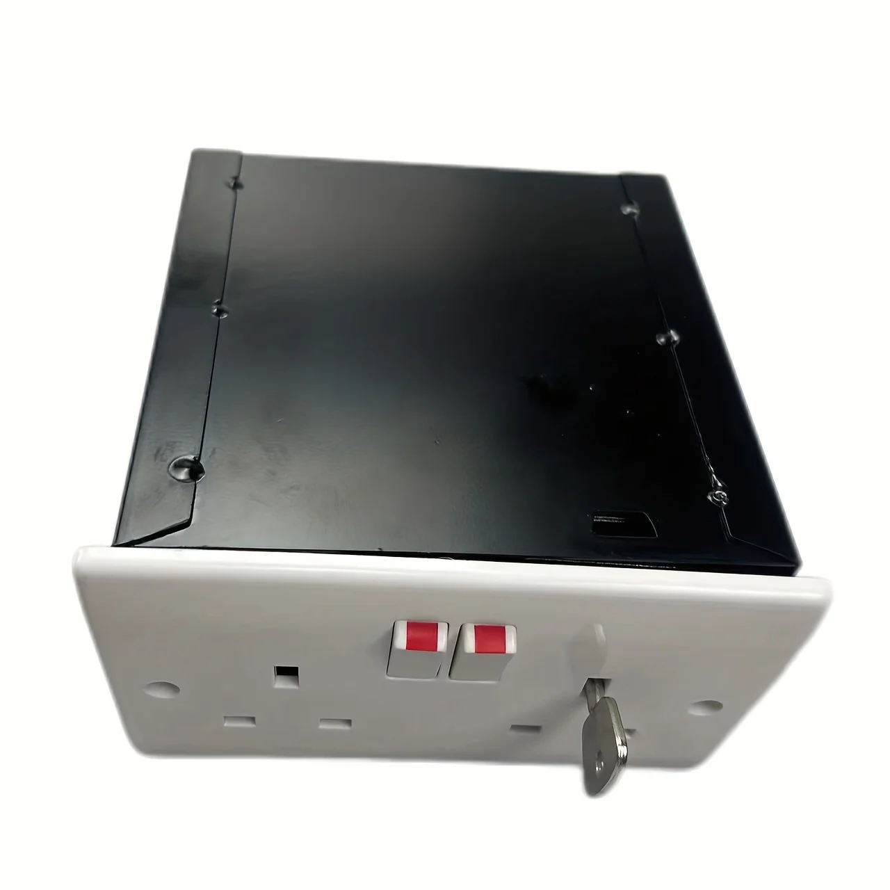 صندوق خبز سري آمن مثبت على الحائط، تصميم منفذ بريطاني تقليد، مجوهرات آمنة، الأشياء الثمينة، تخزين النقود، مخبأ