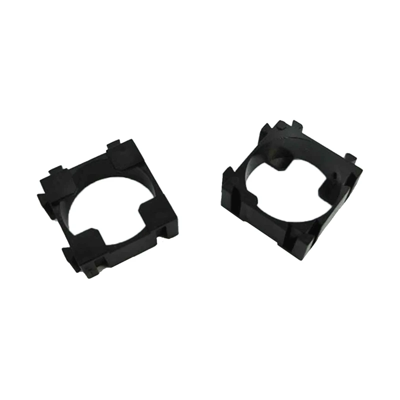 10pcs 18650 suporte bateria dupla célula íon lítio para pacote bateria acessórios fixação ABS à prova