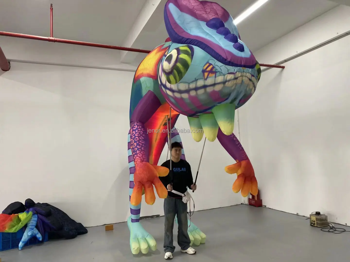 Inflatable Parade Cartoon Glittery Lizard Outdoor Decorative Advertisement