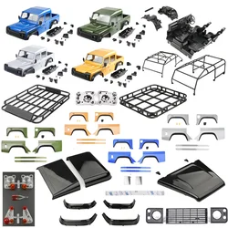 Metal Simulation Body Shell 4 Doors Wheelbase Hard Shell for 1/10 RC Crawler Car Traxxas TRX4 Defender RD110 Wagon Parts