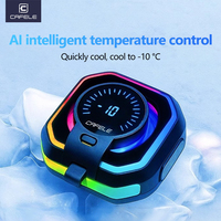 CAFELE Mobile Phone Ice Cooler Magnetic Cooling Fan Case Radiator for PUBG Gaming Back Clip Cool Heat Sink for Smartphones