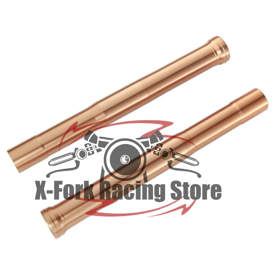 Front Fork Tubes Outer Pipes Pair For Triumph DAYTONA 675 2009-2012 2010 2011 Bronze Motorcycle Shock Fork Bars Stanchion 484mm