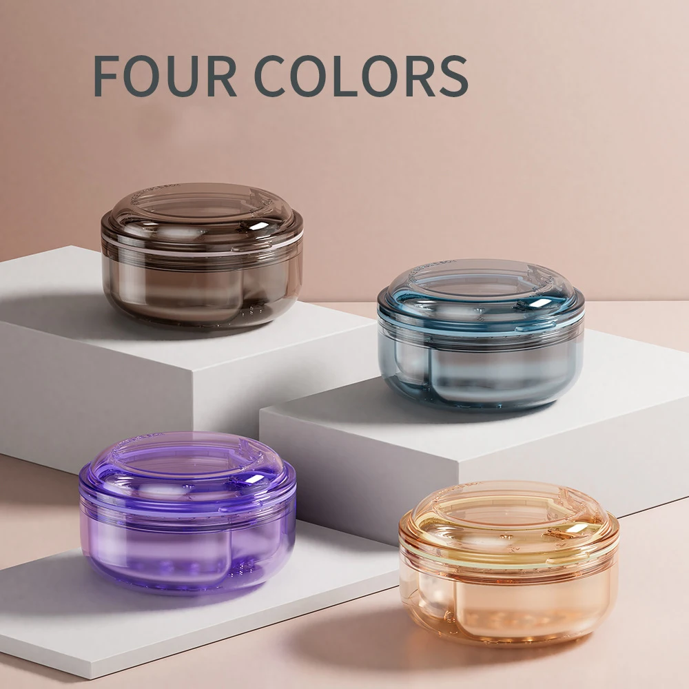 1PCS Retainer case, Denture Bath Cup，Retainer Cleaner Case Box,Night Mouth Guard Case Holder,Storage Soak Container with Drain