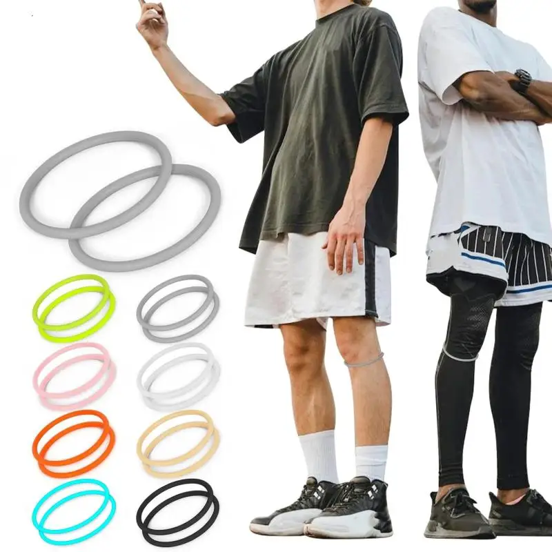 

2 шт. поддерживающий ремень для сухожилий надколенника для облегчения боли в колене, наколенники для баскетбола, бега и пеших прогулок, силиконовый ремешок для надколенника