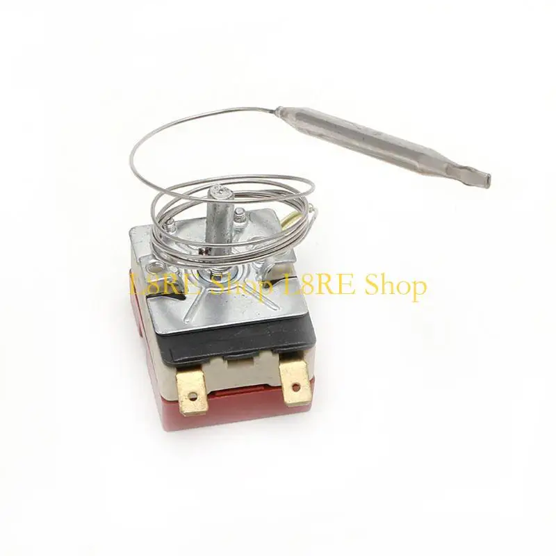 L8RE 250V 16A Controlador temperatura 30-110 Celsius Termostato perilla Capilar interruptor