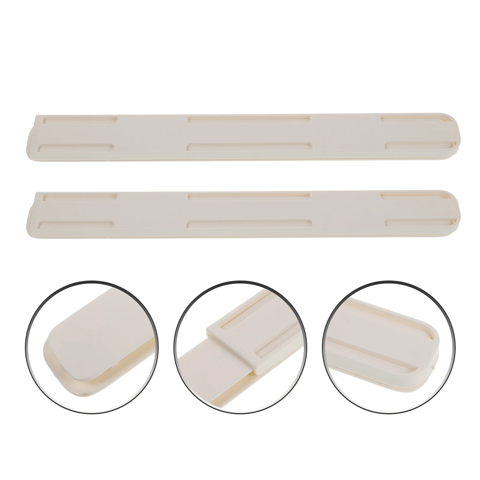 

1 Set Self-Adhesive Drawer Slide Tracks For Cabinet Wardrobe Closet Furniture Replacement Drawer Rail Guide Hardware Slide Track