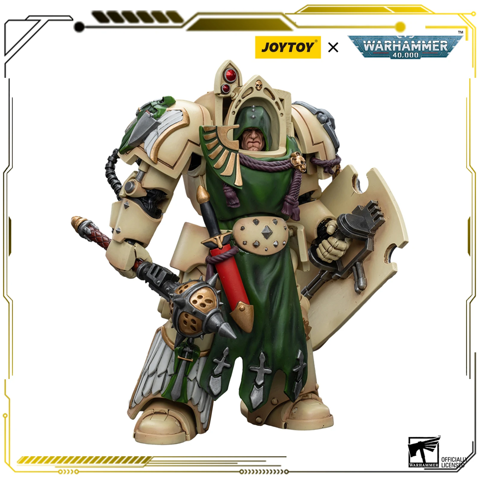 

Фигурка JOYTOY Warhammer 40K 1/18, 13,6 см, темные ангелы, рыцарь смерти с миркой абсольного решения 1, коллекционные игрушки