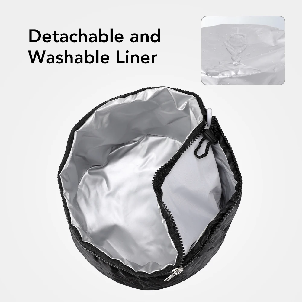 Portable Electric Thermal Hat 10-Level Heat Electric Hair Cap 3Timer Settings Electric Hair Steaming Cap for Salon Hair Care SPA