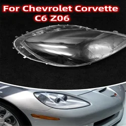 For Chevrolet Corvette C6 Z06 Headlight Cover Headlamp Lamp Shell Lampshade Transparent Shade Replace Original Lens Plexiglass