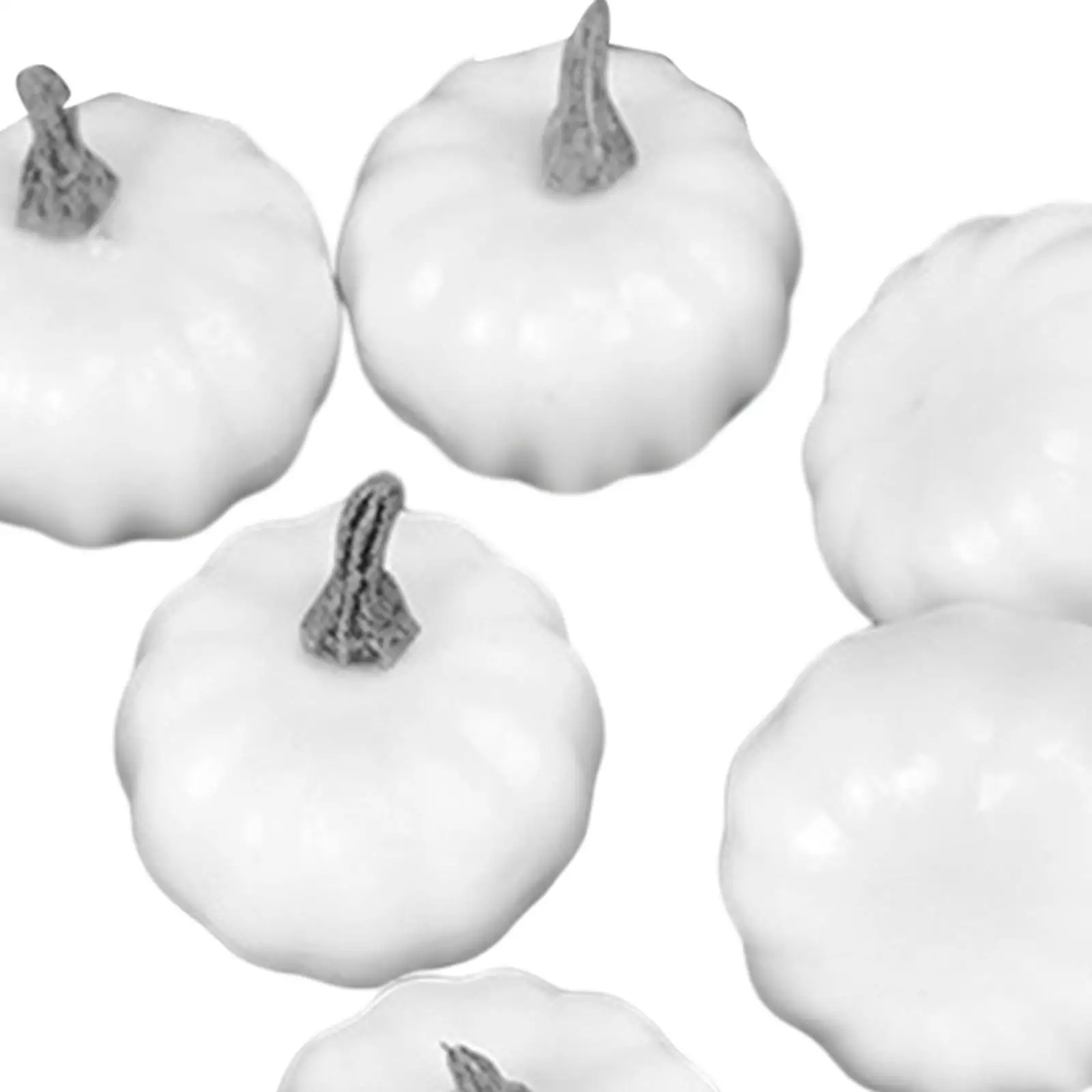 12Pcs Fake Pumpkins Model Harvest Decorative Rustic Fake Foam Pumpkins Halloween Foam Props for Halloween Table Shop Autumn - view 4