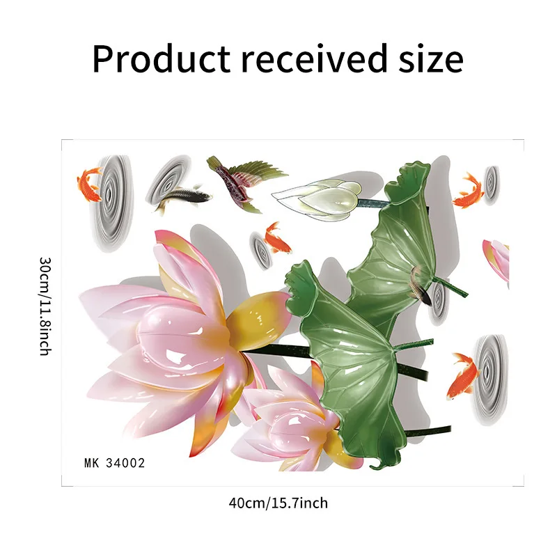 Creative 3d Three-dimensional Flower Wall Stickers Toilet Cover Sticker Self Adhesive Mural Beautify Furniture Decoration Decals