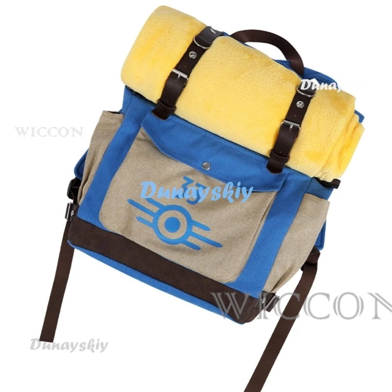 

Lucy MacLean Cosplay Bag Fall Cos Out Vault 33 Female Male Survivor Props Bag Blanket Halloween Party Women Men Props