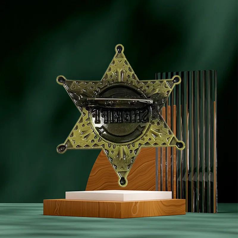 Broche Hexagonal Estrella Pin Seguridad