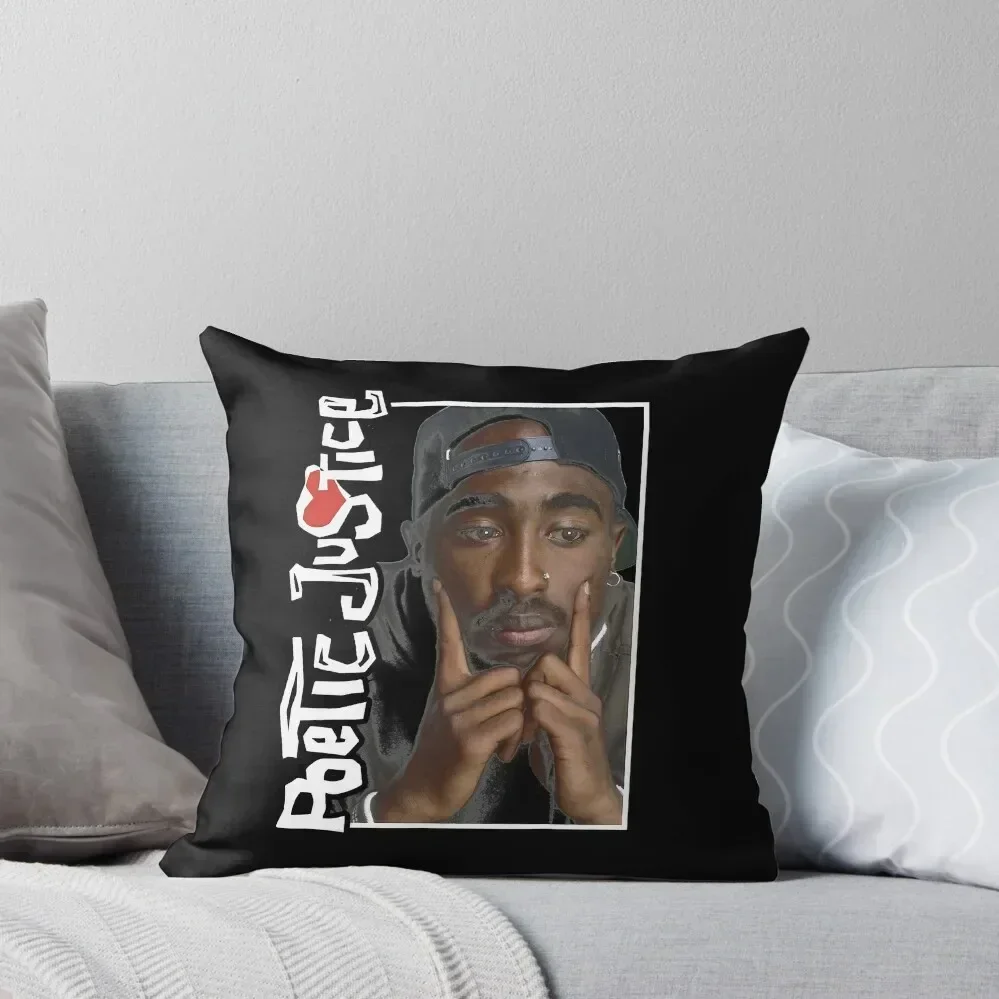 Poetic Kendrick Tee Throw Pillow Pillows Aesthetic Rectangular Cushion Cover pillow